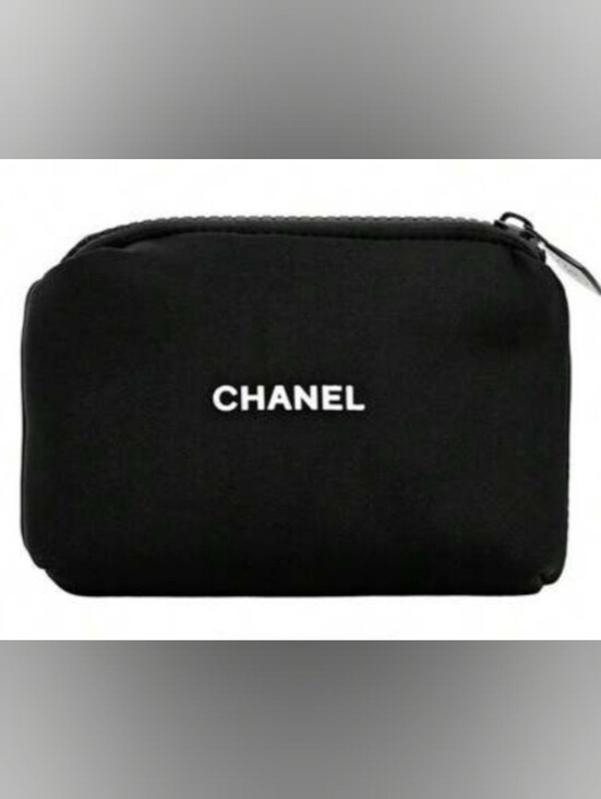 CHANEL Handbags - CHANEL Black Cosmetics Bag